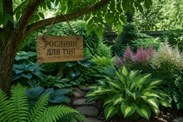 Підбір рослин для тіньових ділянок саду - 1