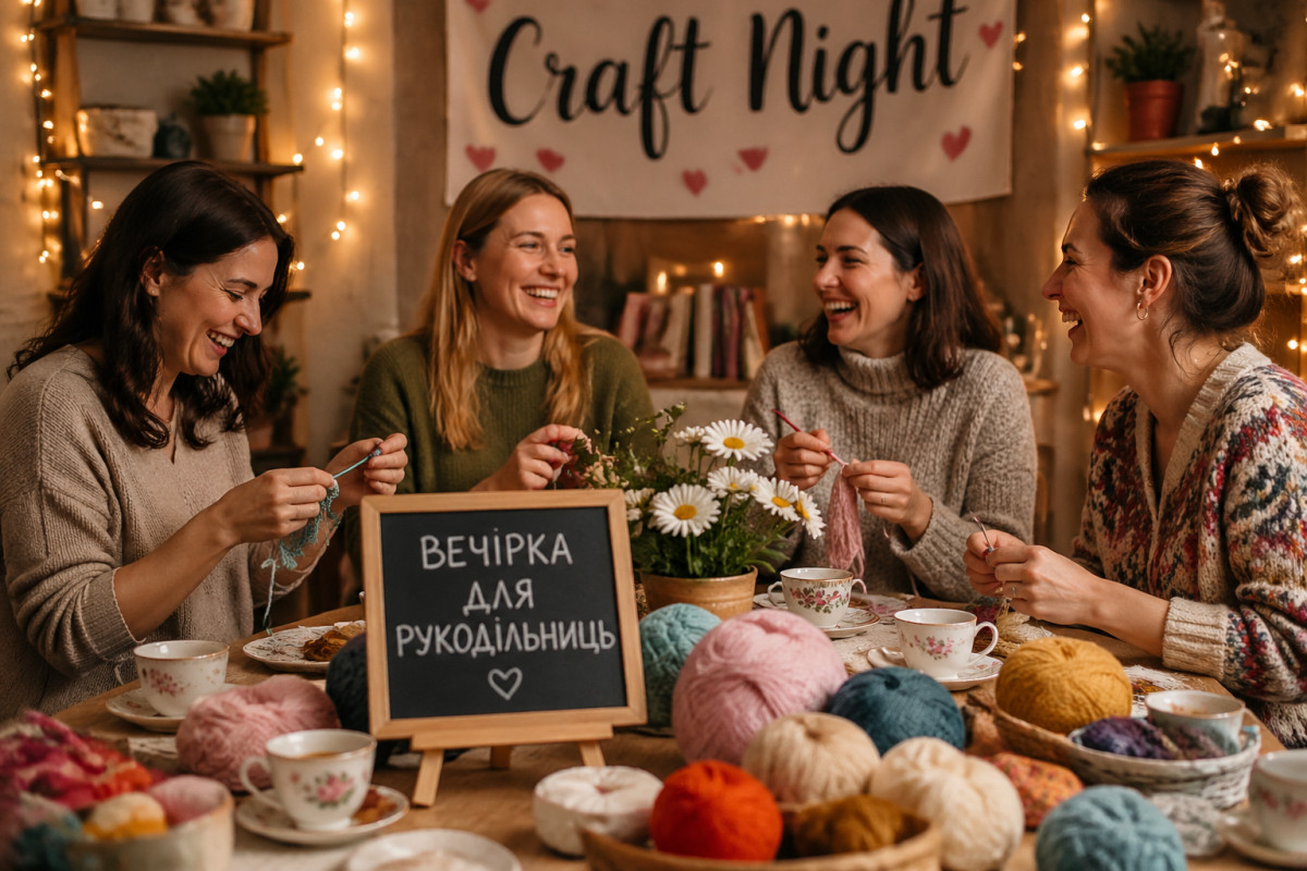 Тематичні вечірки для рукодільниць: як організувати успішну зустріч