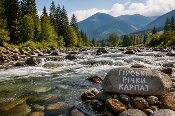 Гірські річки: кристально чисті води Карпат - 1